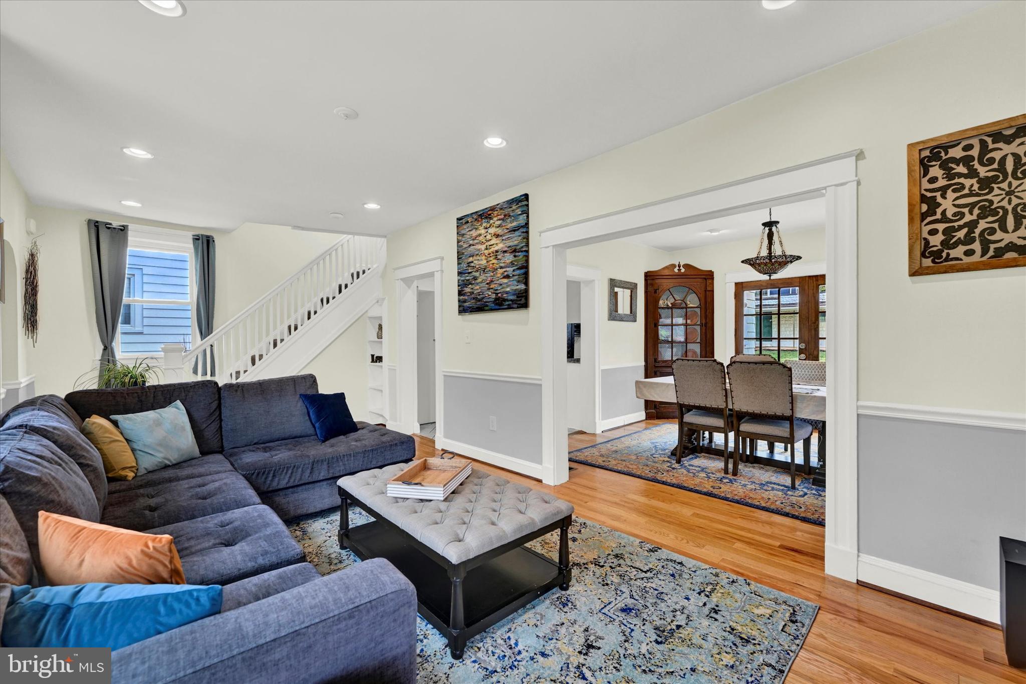1012 Overbrook Road Baltimore, MD 21239 - Photo 5 of 45 Living room looking into dining room.