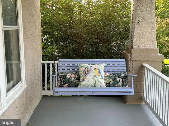 a view of balcony with outer view