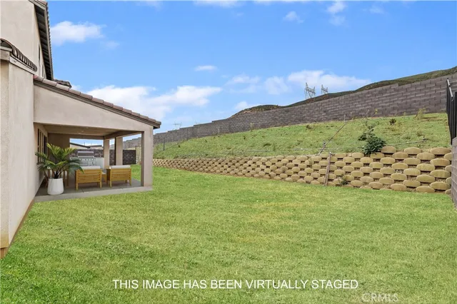 a large dining space with furniture