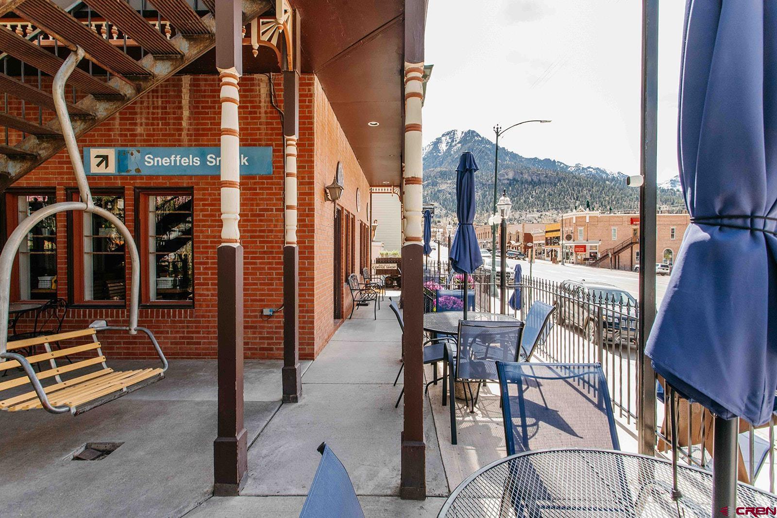 807 Main Street, Unit 3 Ouray, CO 81427 - Photo 25 of 26 an outdoor space with seating