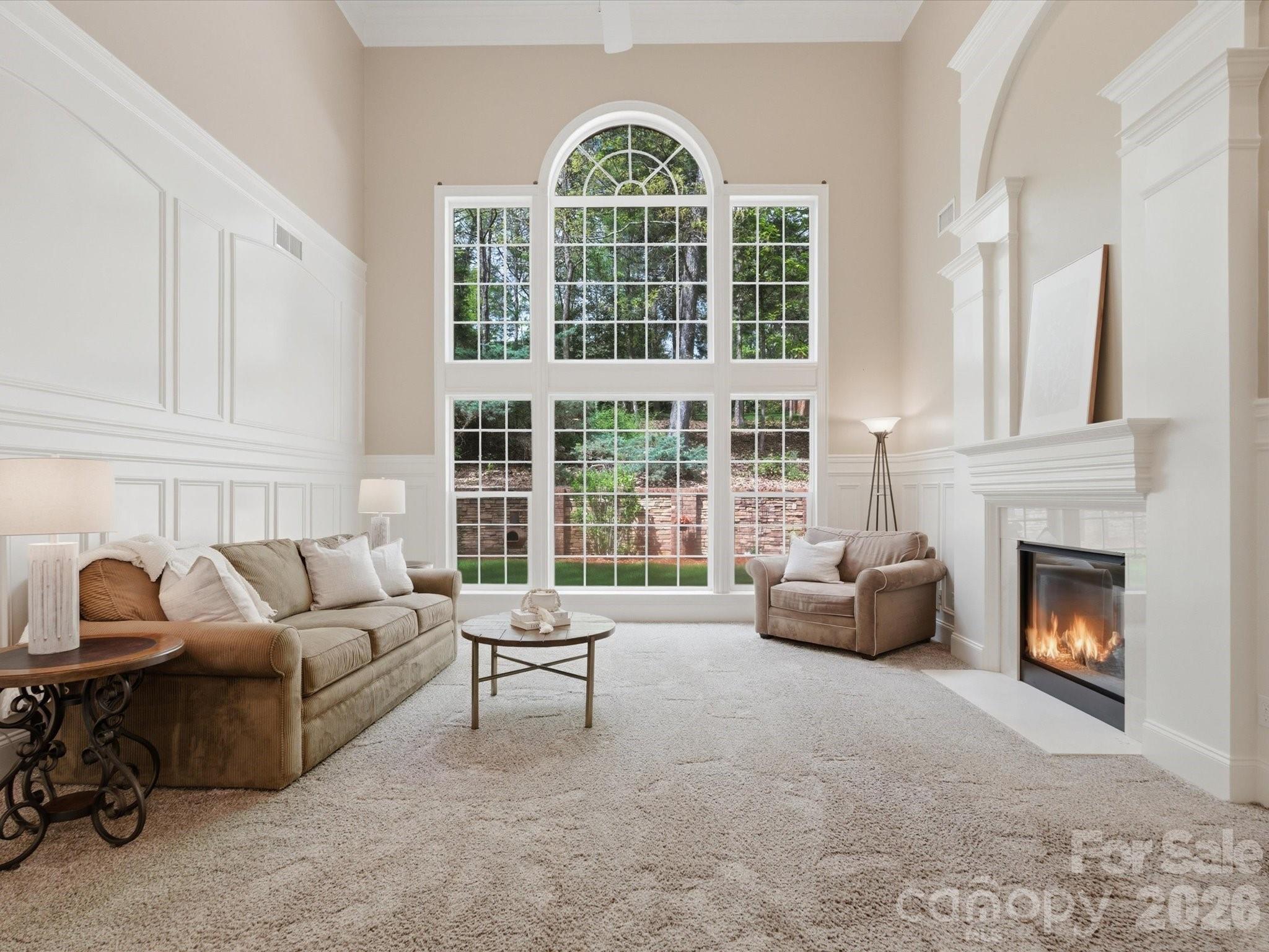 809 Savile Lane Fort Mill, SC 29715 - Photo 12 of 48 a living room with furniture and a fireplace