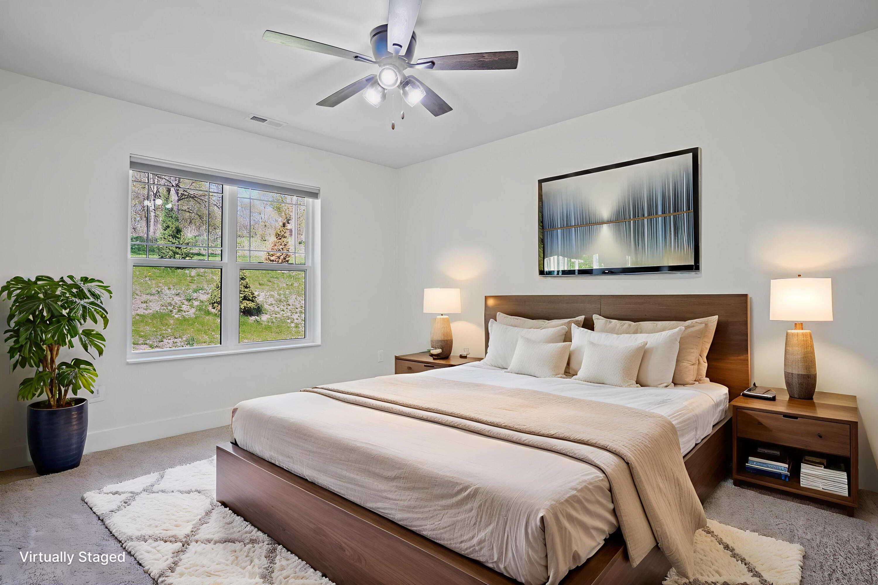 117 Eiche Drive, Unit 2 Slinger, WI 53086 - Photo 13 of 24 Primary Bedroom