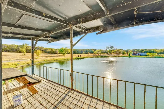 a view of ocean from a balcony