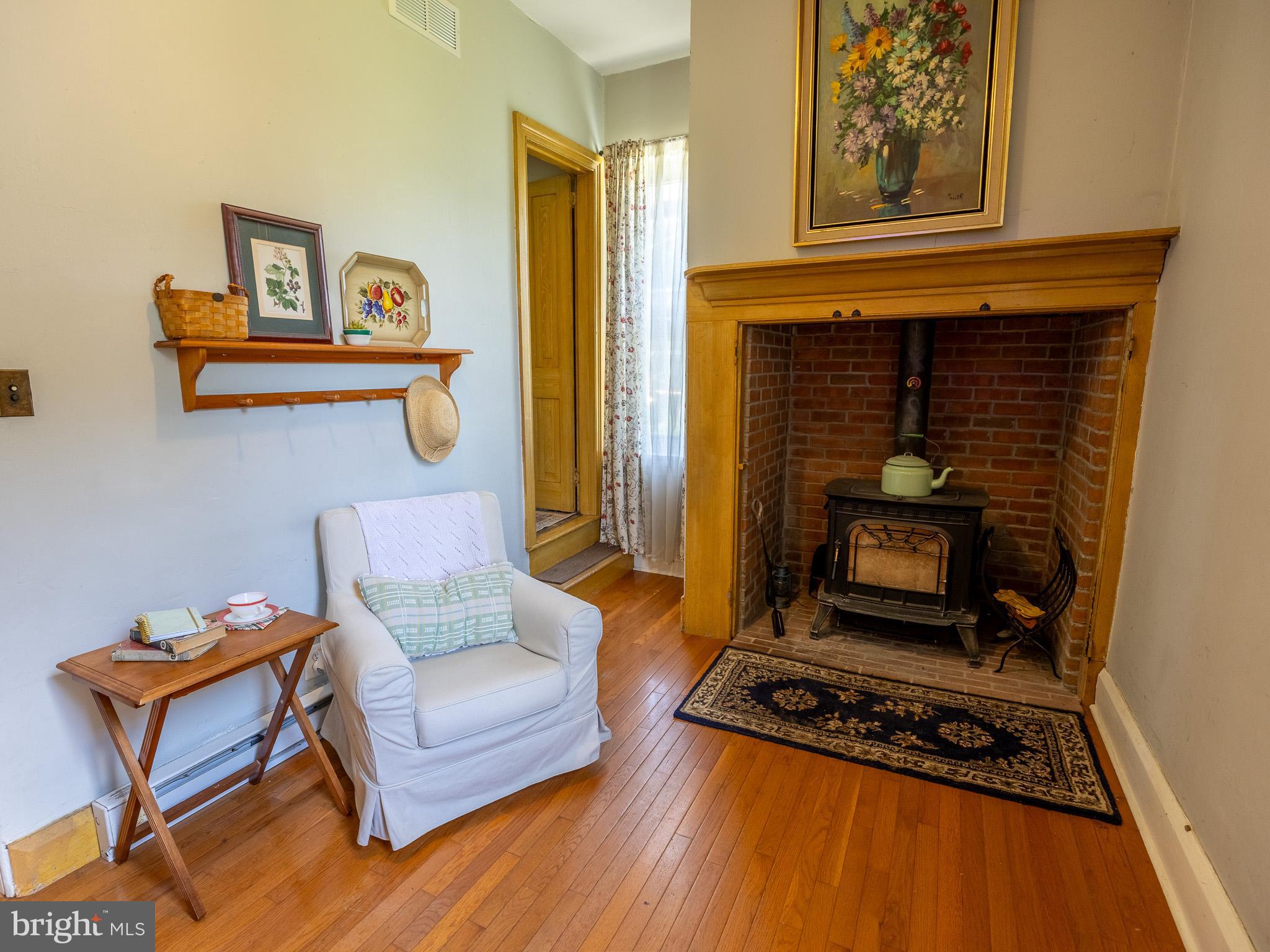 225 Niantic Road Barto, PA 19504 - Photo 40 of 82 a living room with furniture and a fireplace