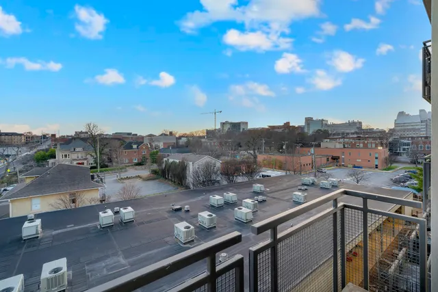 a view of a terrace with seating area
