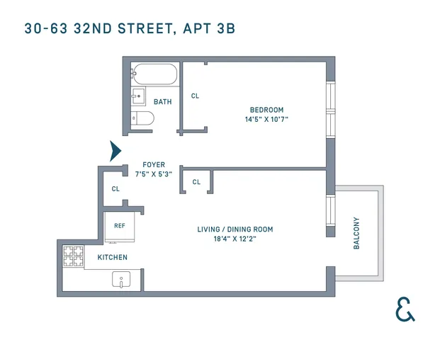 $659,000 | 30-63 32nd Street, Unit 3B | Astoria
