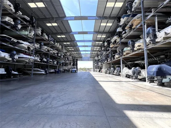 a view of car garage