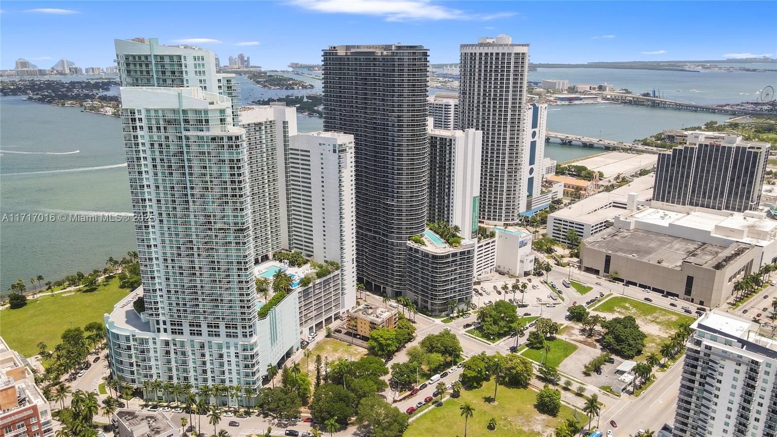 488 Northeast 18th Street, Unit 4009 Miami, FL 33132 - Photo 22 of 44 a view of a city with tall buildings