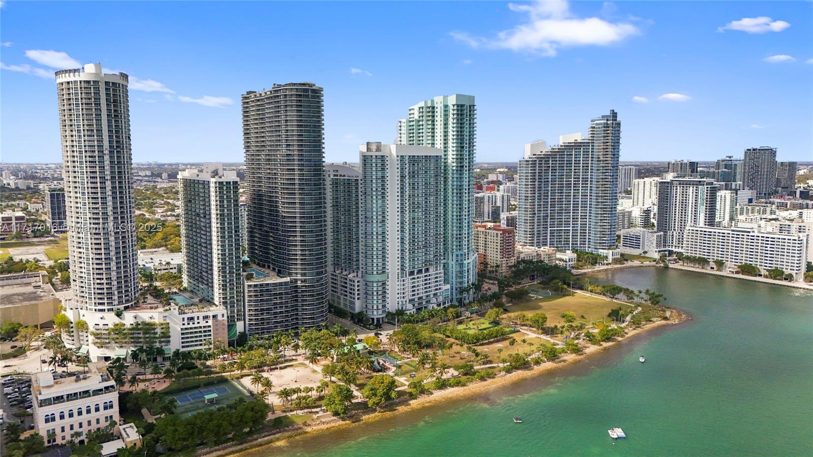 488 Northeast 18th Street, Unit 4009 Miami, FL 33132 - Photo 24 of 44 a view of a city with tall buildings