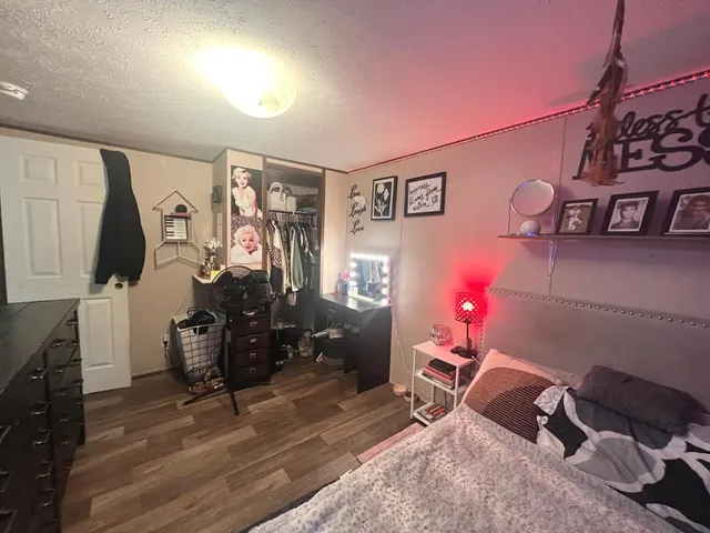 a room with gym equipment