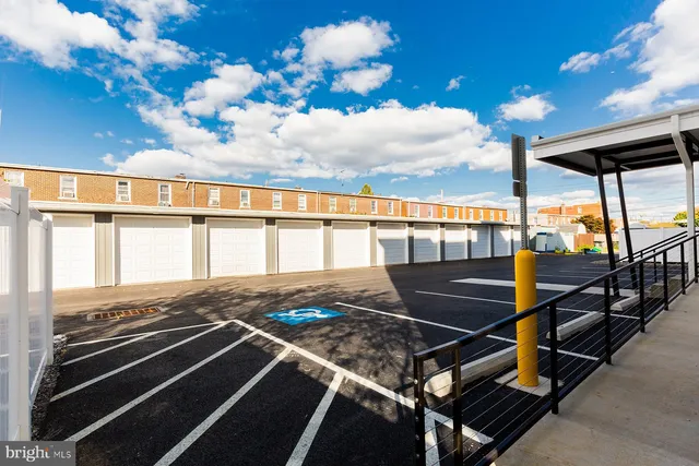 a room with gym equipment