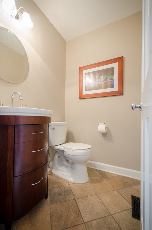 8321 Apple Orchard Way Raleigh, NC 27615 - Photo 4 of 24 CUSTOM VANITY OFFERS STYLE IN POWDER BATH Powder Bath