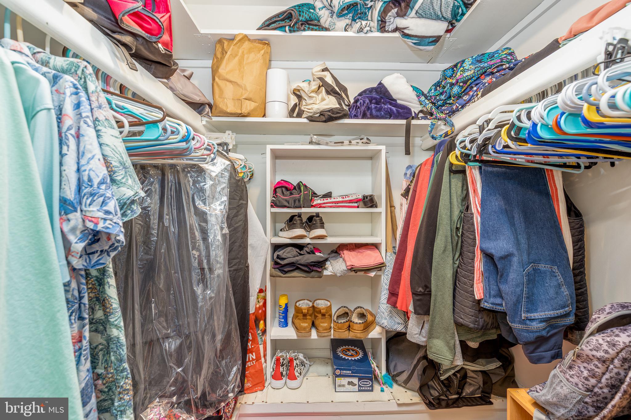 88 B Red Cedar Court Mount Laurel, NJ 08054 - Photo 16 of 19 a view of walk in closet with clothes and shoes