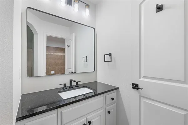 a view of a backyard with garden