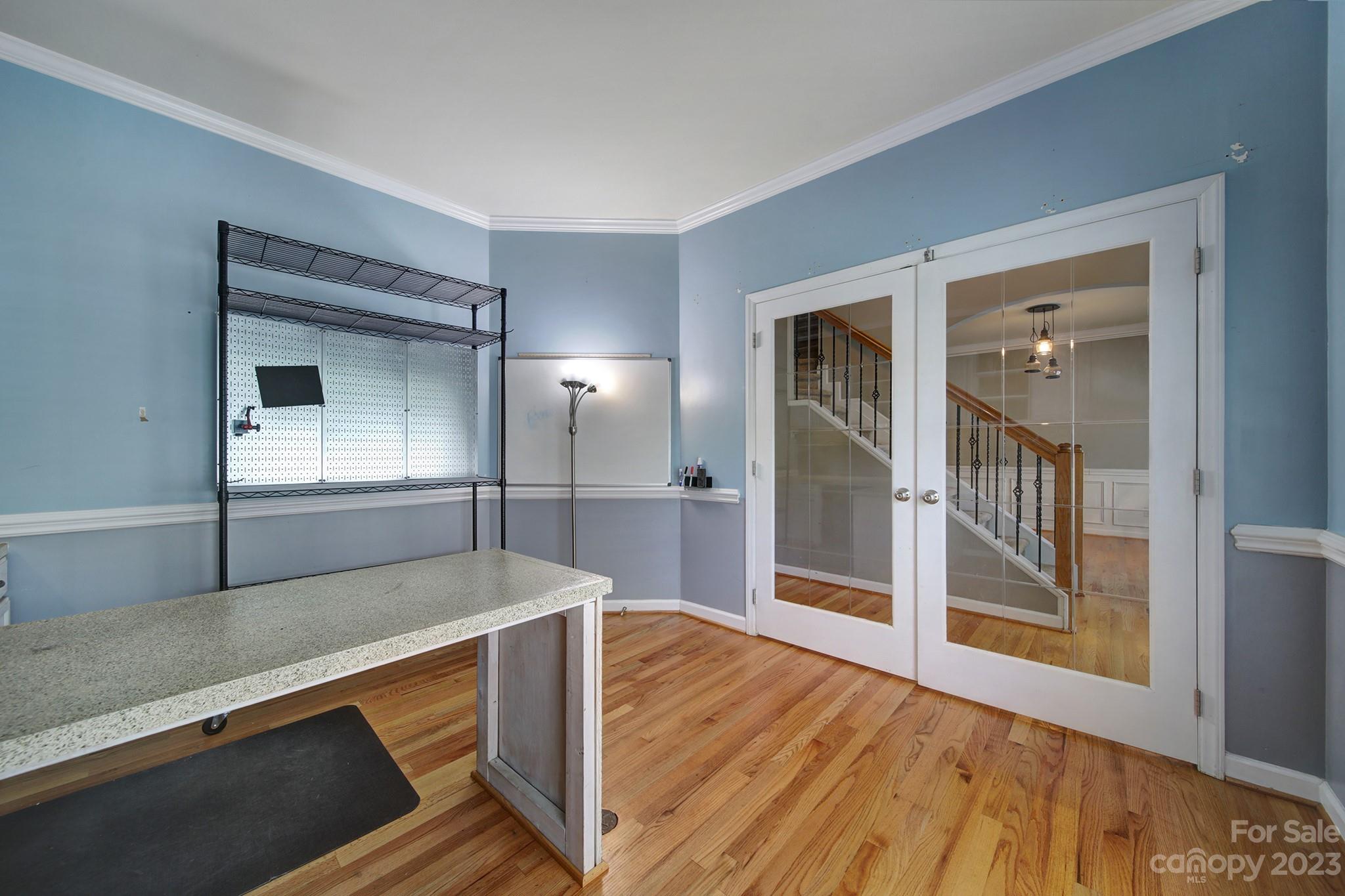 7224 Cascading Pines Drive Tega Cay, SC 29708 - Photo 9 of 36 a view of hallway with bathroom and wooden floor