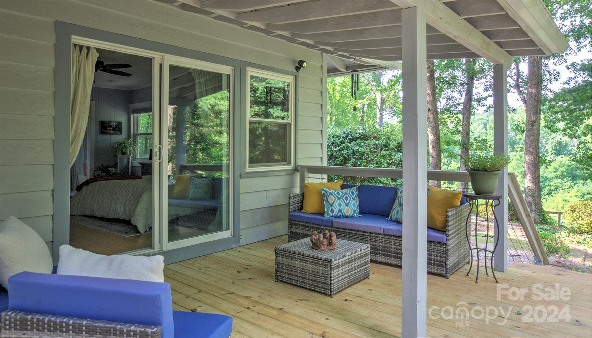 376 Page Farm Road Tryon, NC 28782 - Photo 15 of 34 a outdoor space with furniture and garden view