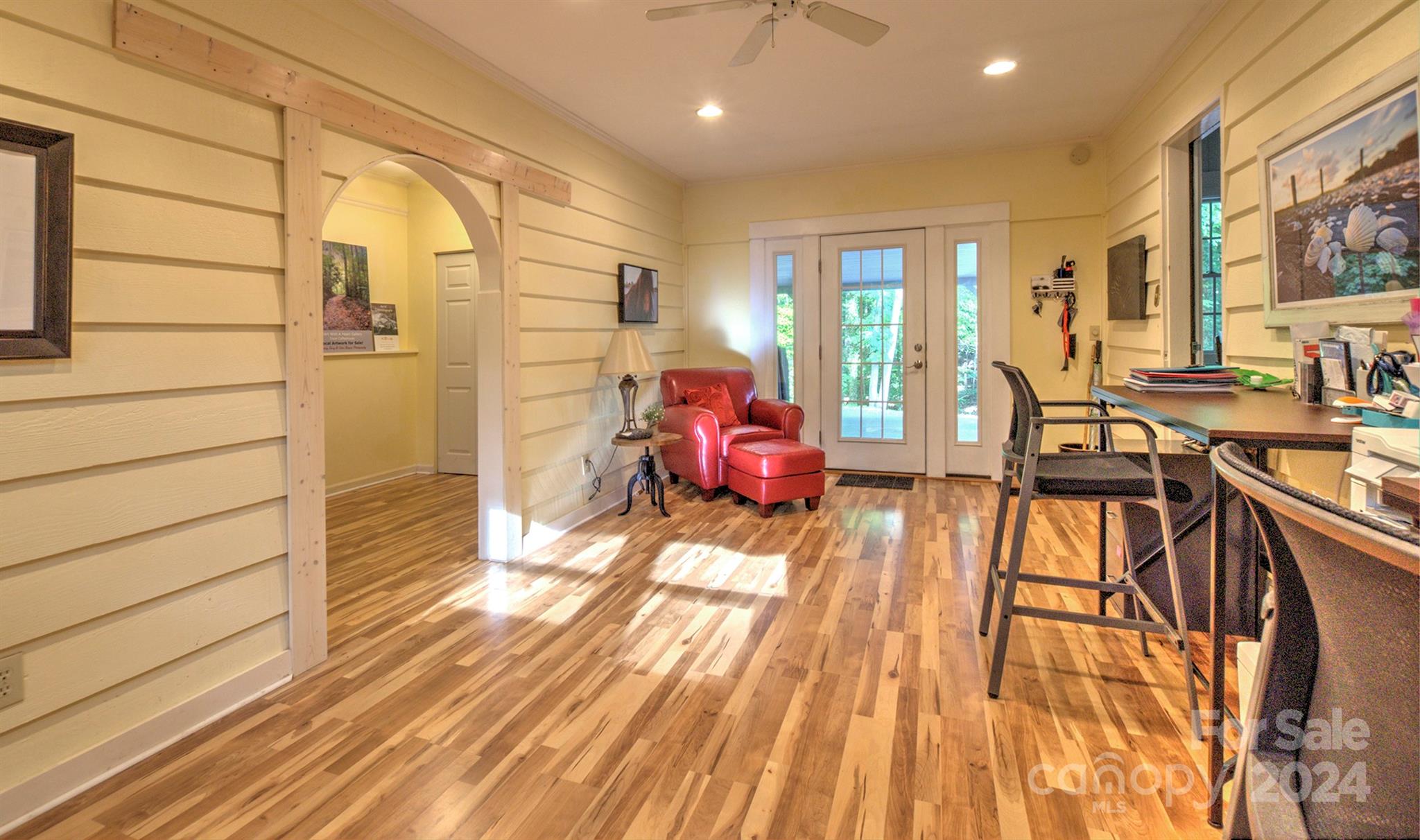 376 Page Farm Road Tryon, NC 28782 - Photo 21 of 34 a view of a living room and hardwood floor