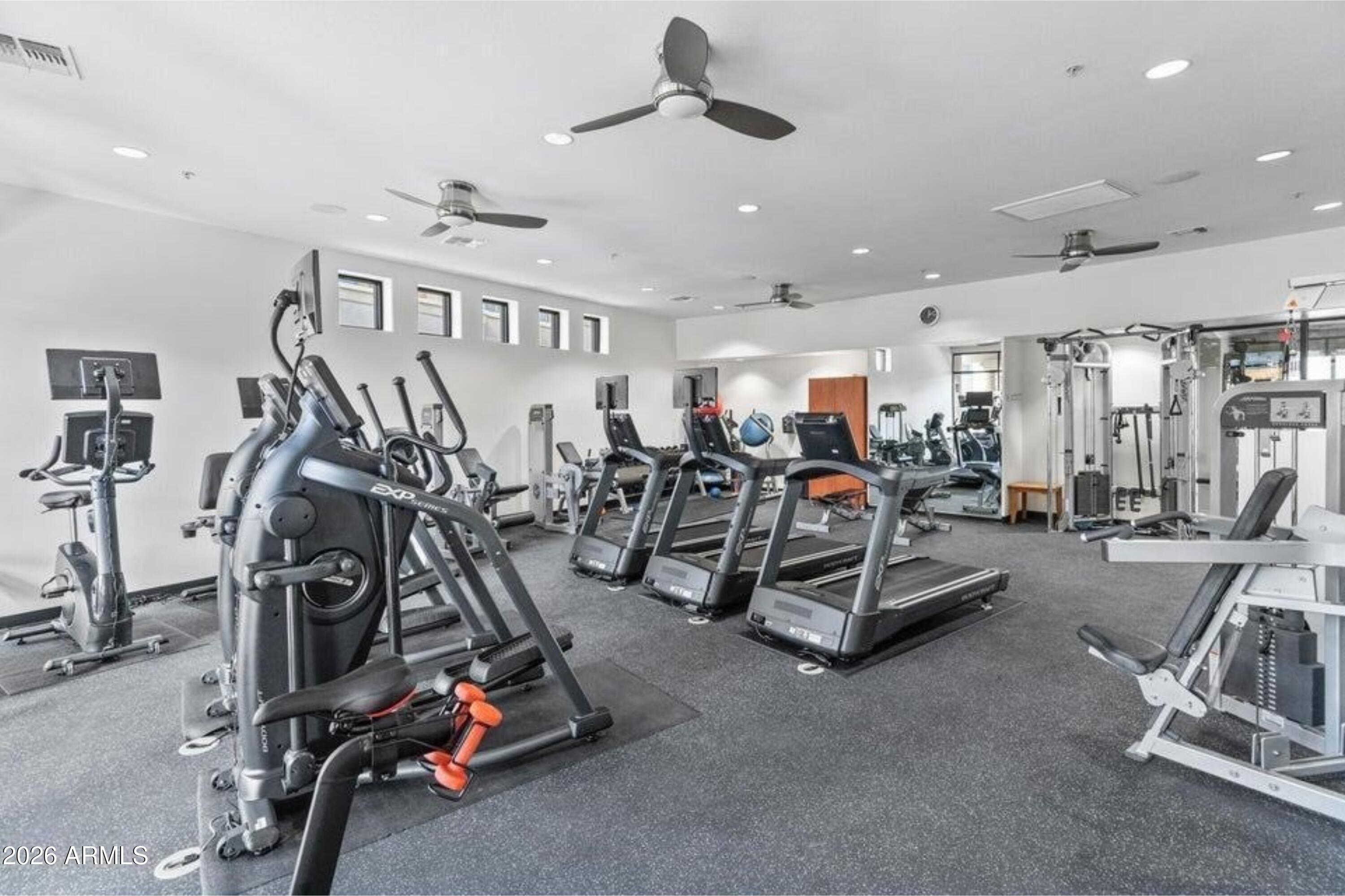 7601 East Indian Bend Road, Unit 3045 Scottsdale, AZ 85250 - Photo 30 of 32 a view of a room with gym equipment