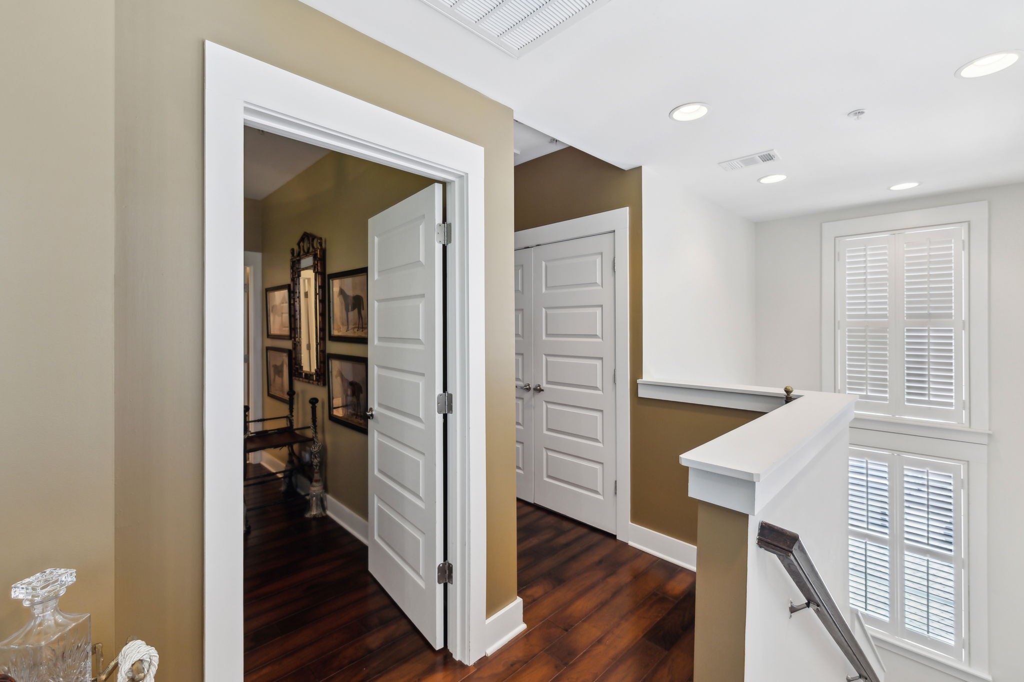100 Cottage Lane Franklin, TN 37064 - Photo 46 of 64 a view of a hallway with wooden floor and staircase