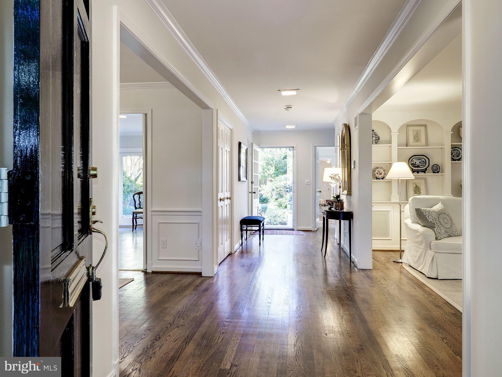 Wide and elegant hallway