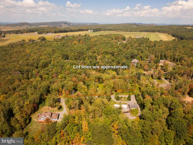 a view of city and mountain