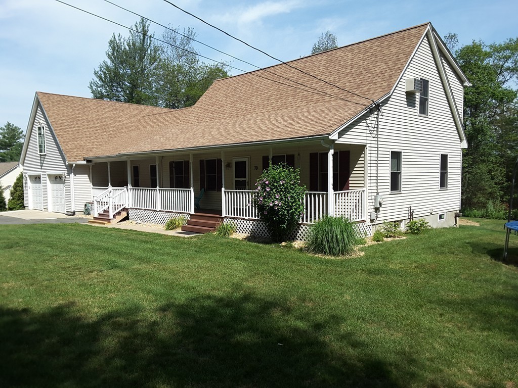 70 Bacon Road Ware, MA 01082 - Photo 6 of 30 a front view of house with yard and green space