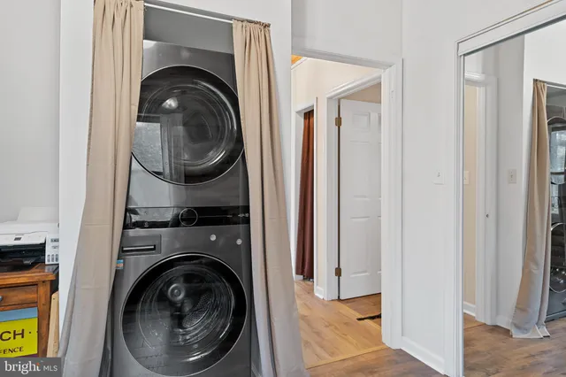 a view of a pathway of a building