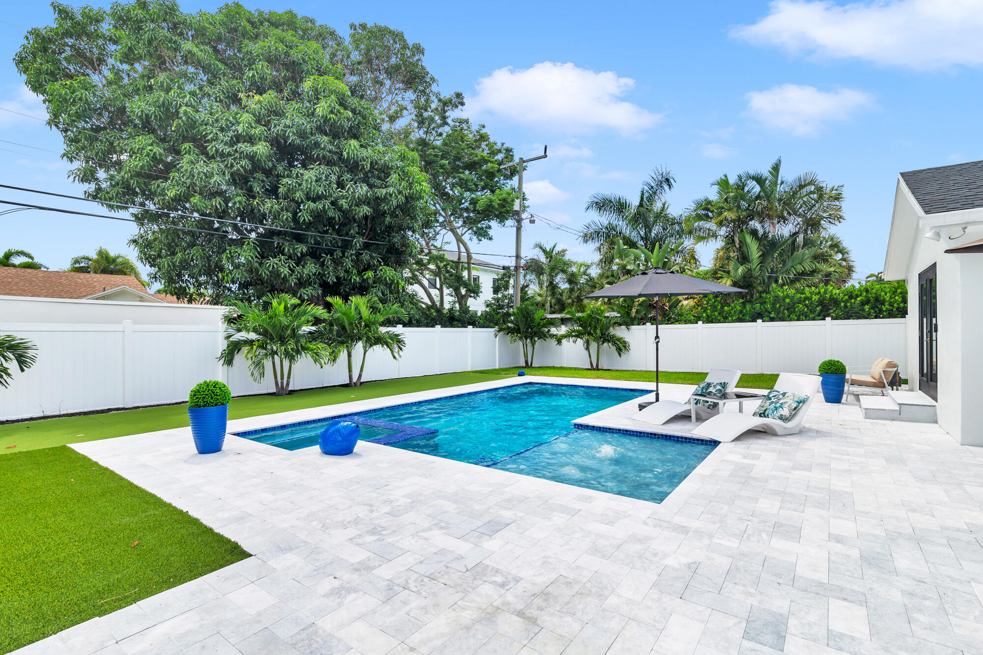 340 Ellamar Road West Palm Beach, FL 33405 - Photo 26 of 33 Backyard/Pool