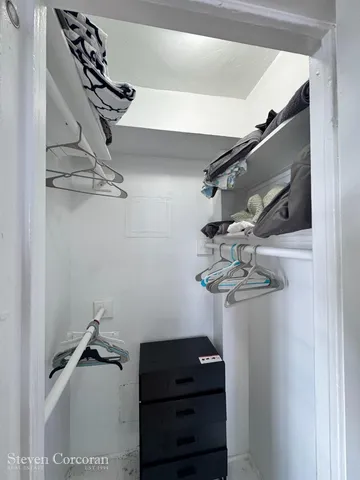 a view of walk in closet