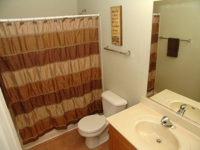 2408 Golf Ridge Circle Naperville, IL 60563 - Photo 17 of 25 a bathroom with a sink and a mirror