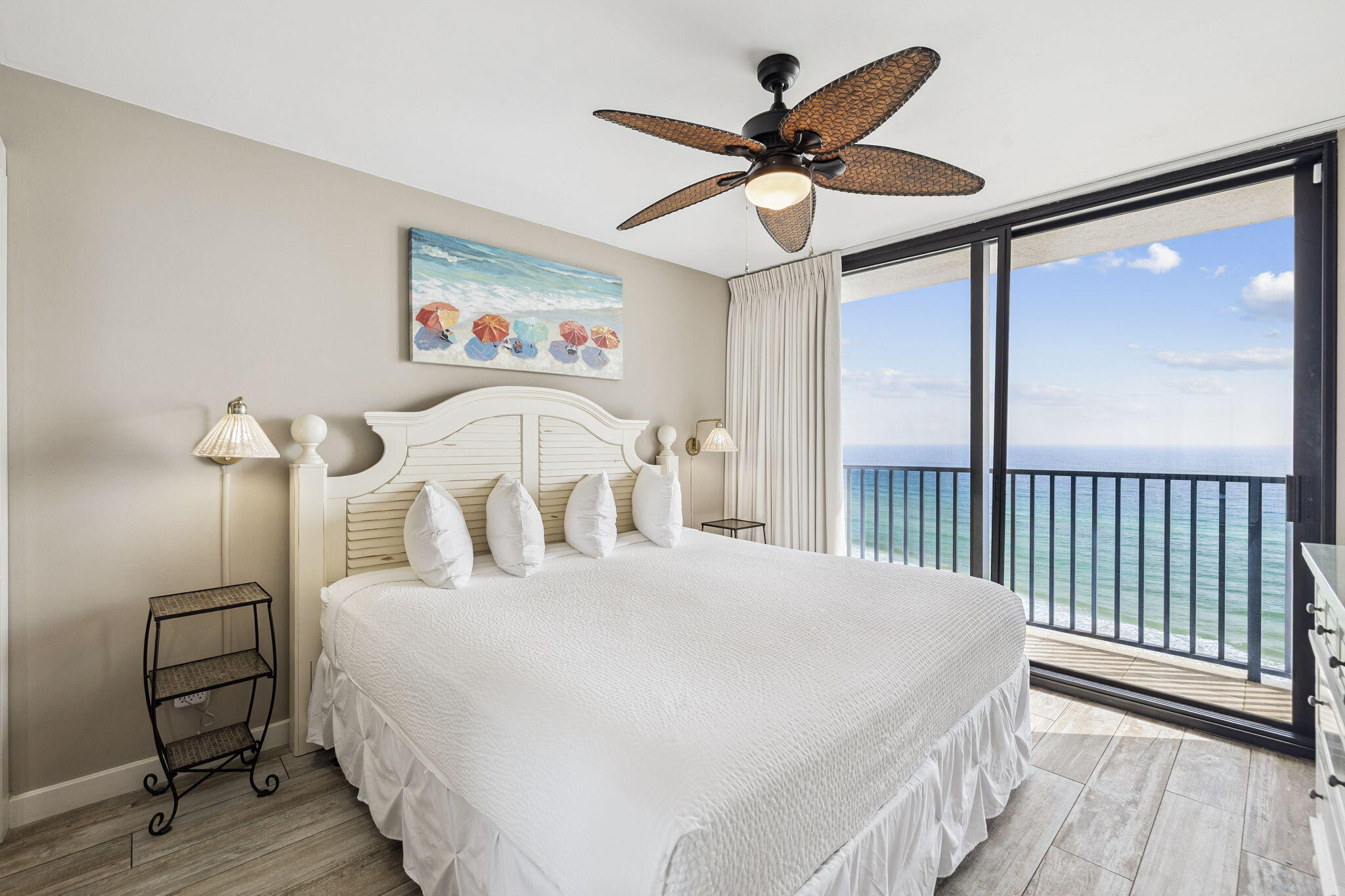 4100 East County Highway 30A, Unit 1004 Santa Rosa Beach, FL 32459 - Photo 20 of 48 a bedroom with a bed and a window