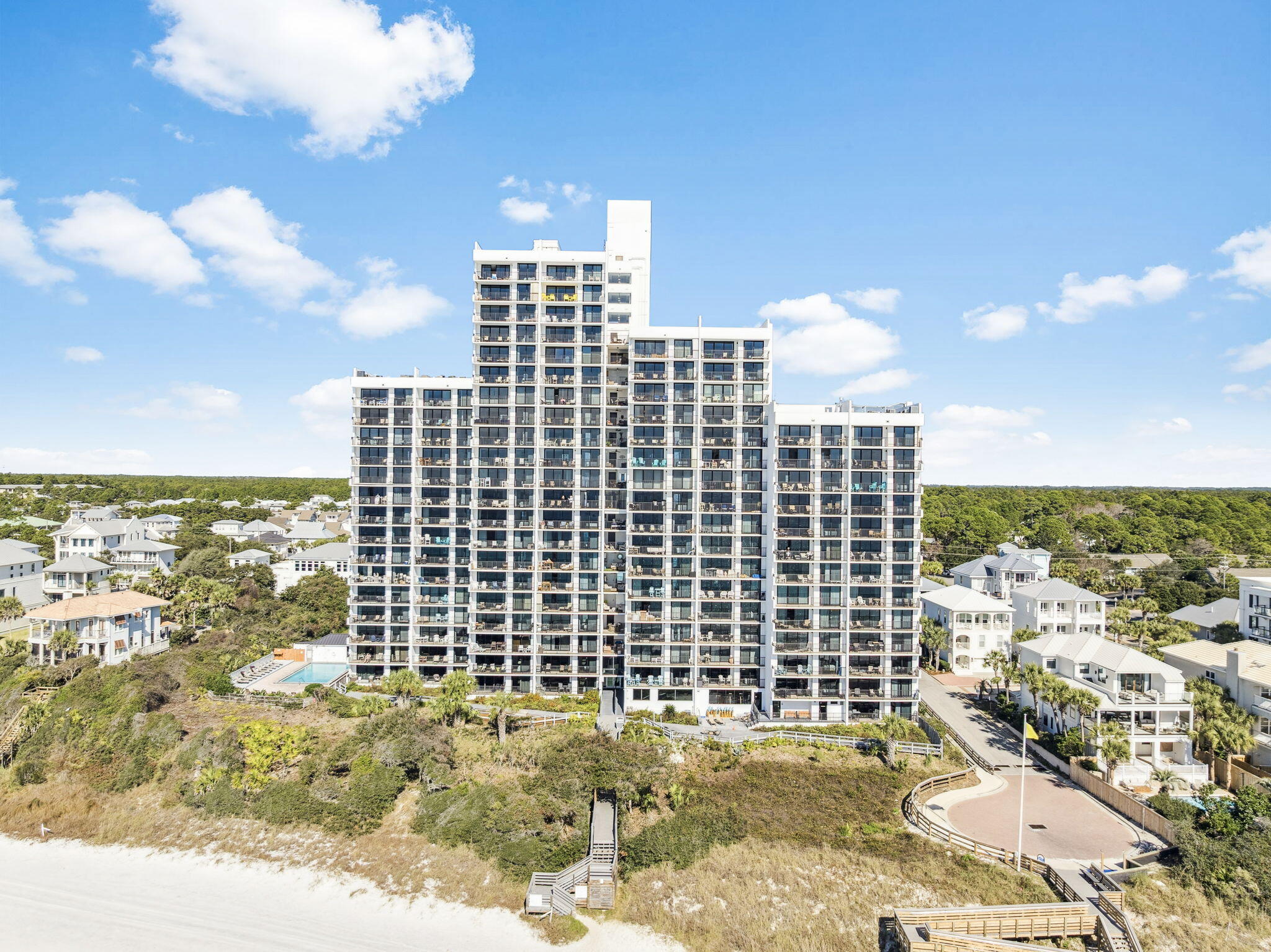 4100 East County Highway 30A, Unit 1004 Santa Rosa Beach, FL 32459 - Photo 32 of 48 a view of a city with tall buildings