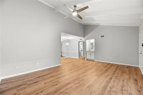 wooden floor in an empty room