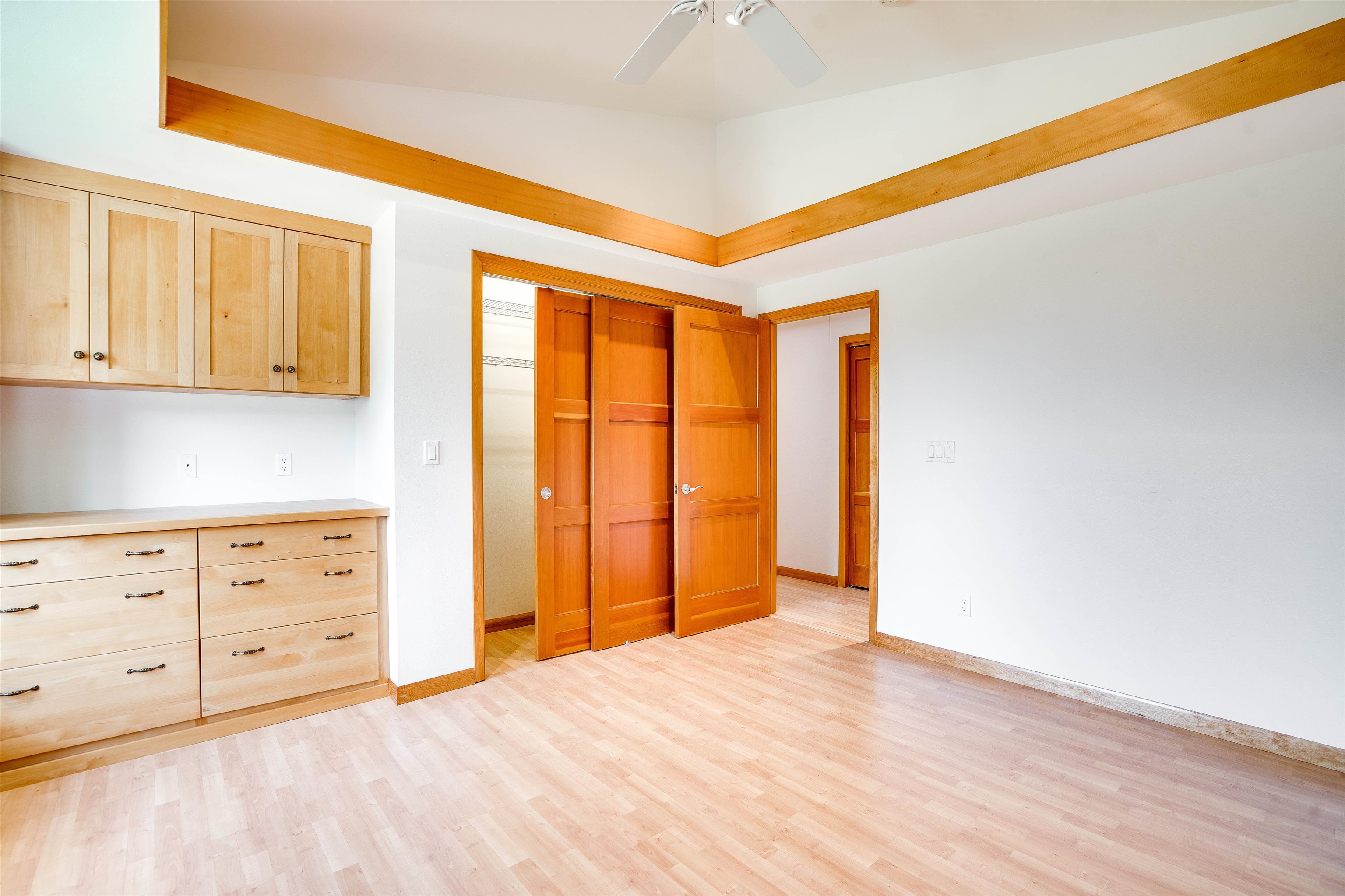 7733 Kula Highway Kula, HI 96790 - Photo 21 of 30 Bedroom 2 with Maple built-ins
