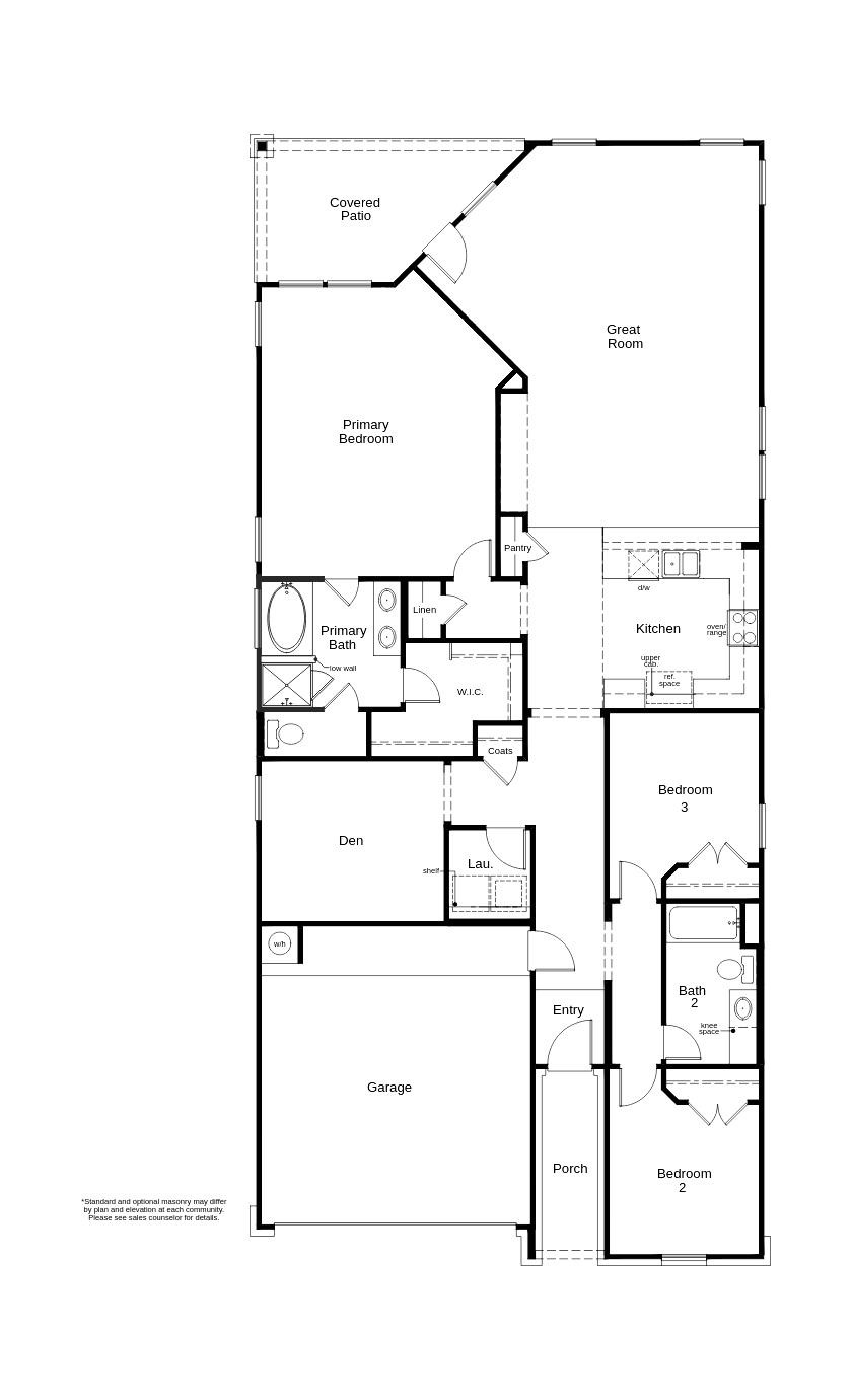 822 Mustang Rdg Terrace Magnolia, TX 77354 - Photo 4 of 4 This floor plan features 3 bedrooms, 2 full baths, and over 1,900 square feet of living space.