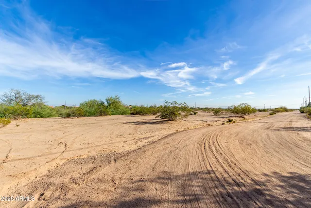 a view of a lake with a beach