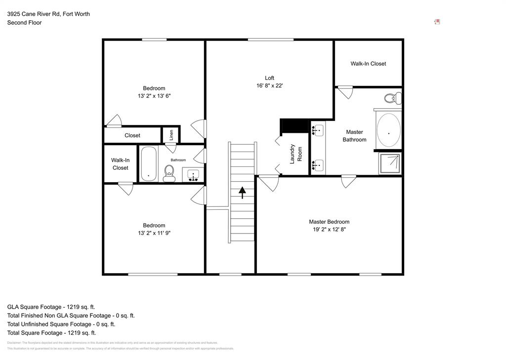 3925 Cane River Road Fort Worth, TX 76244 - Photo 21 of 21 View of property floor plan