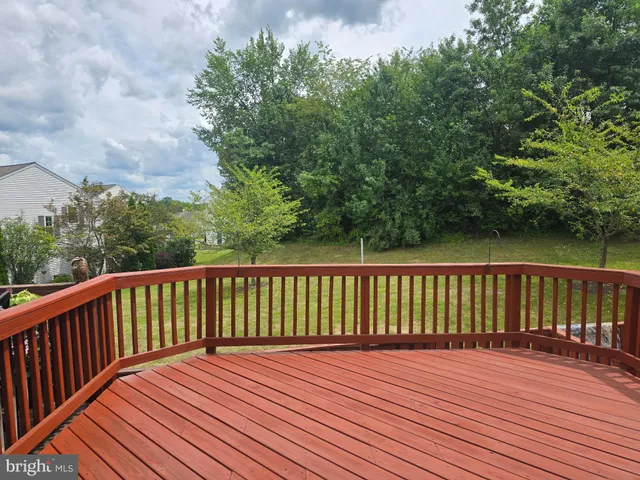 a view of outdoor space and deck