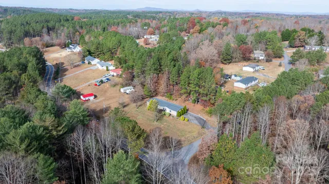 an aerial view of a city with lots of residential buildings