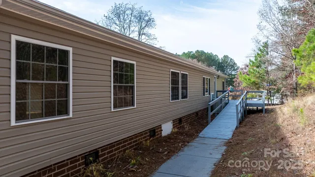 a view of a house with a balcony