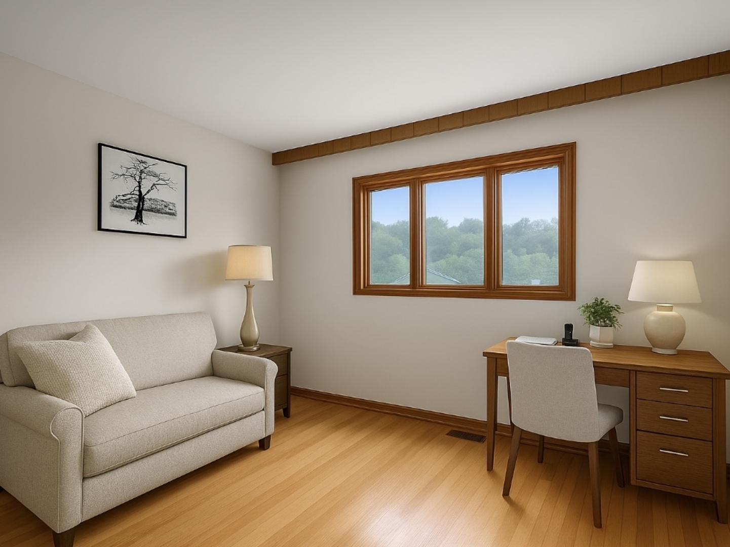 1408 Spruce Lane Westmont, IL 60559 - Photo 17 of 25 a living room with furniture and a window