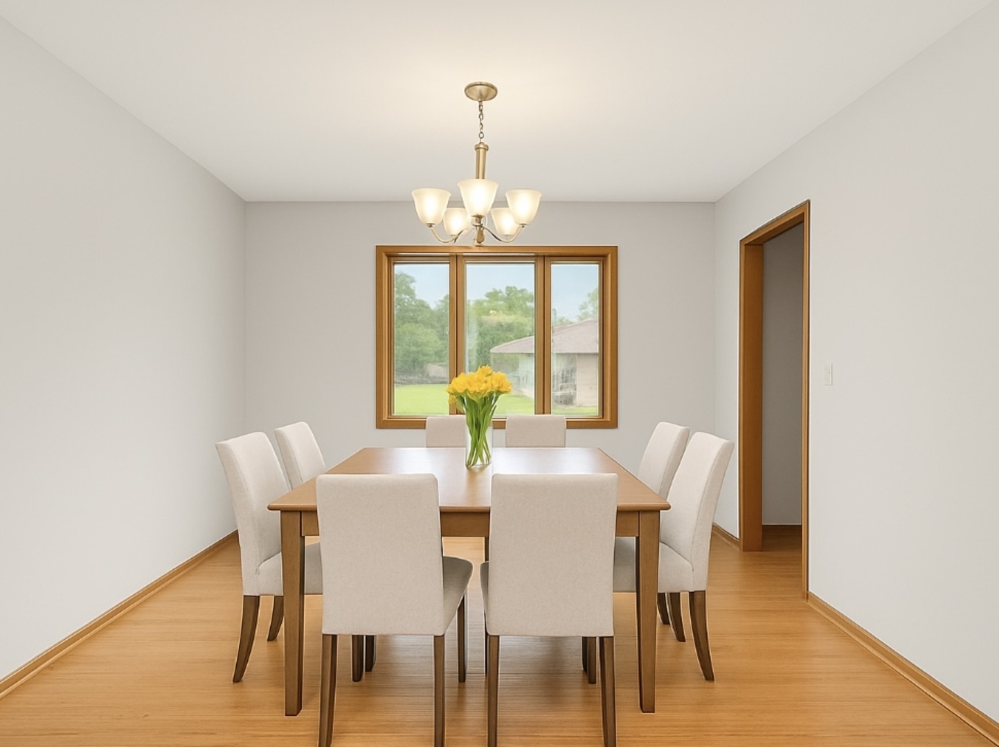 1408 Spruce Lane Westmont, IL 60559 - Photo 10 of 25 a view of a dining room with furniture window and outside view