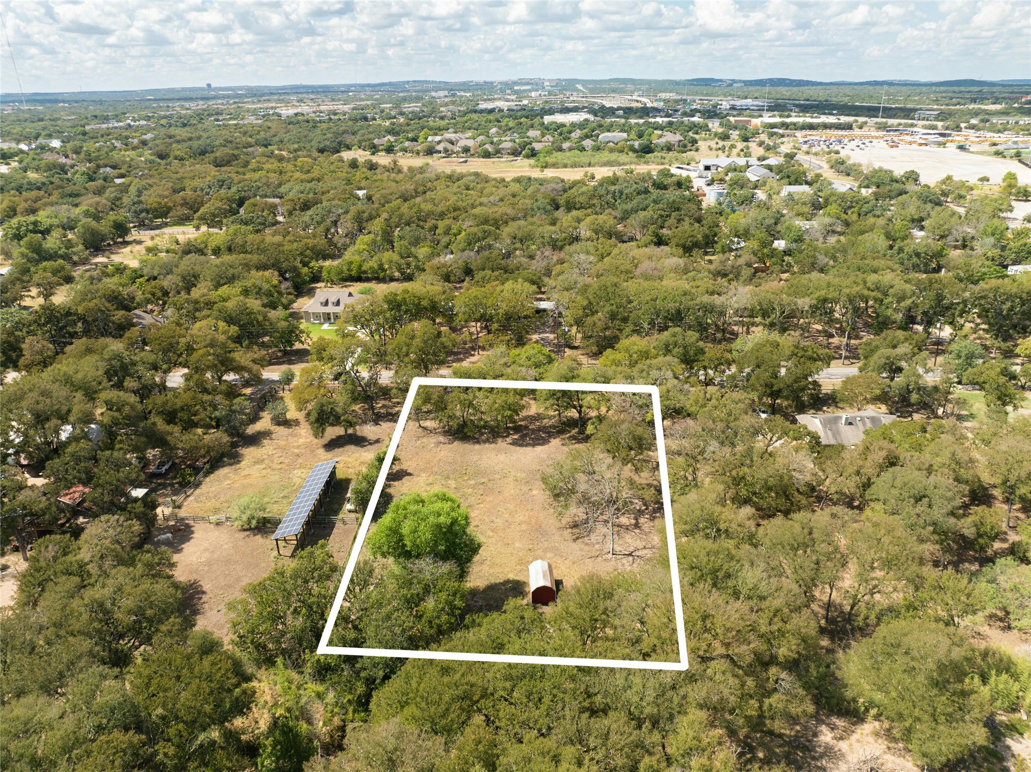 7 Pillow Road Sunset Valley, TX 78745 - Photo 21 of 22 a view of a yard