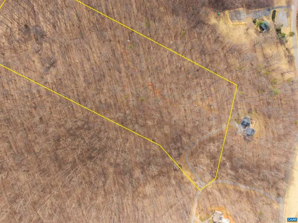 a view of a dry yard