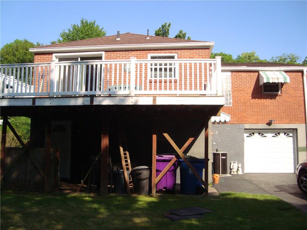 707 Center Road Pittsburgh, PA 15239 - Photo 14 of 14 View of rear of home and garage