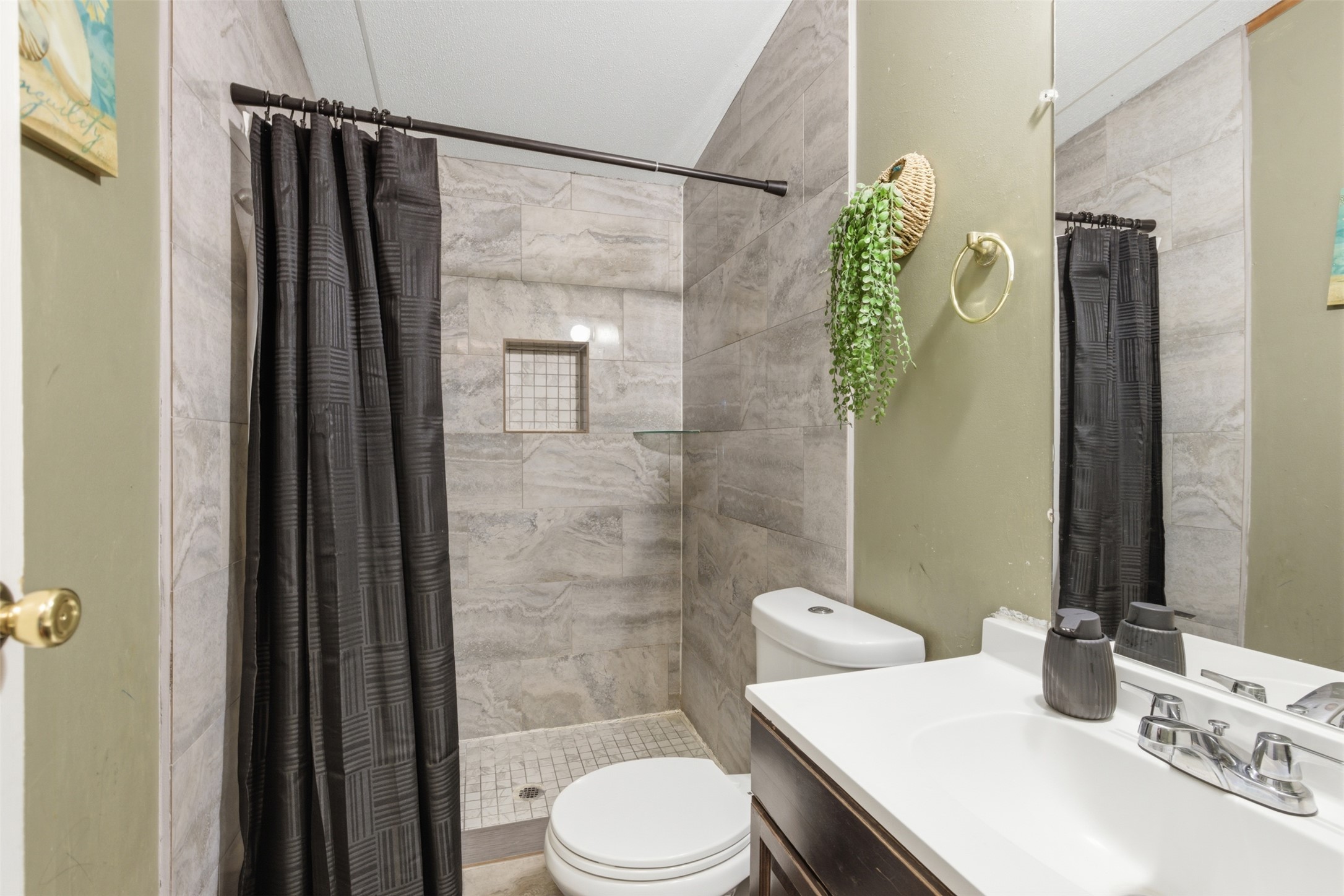 1150 Walter Hoffman Road Cedar Creek, TX 78612 - Photo 25 of 25 Bathroom featuring vanity and a shower stall
