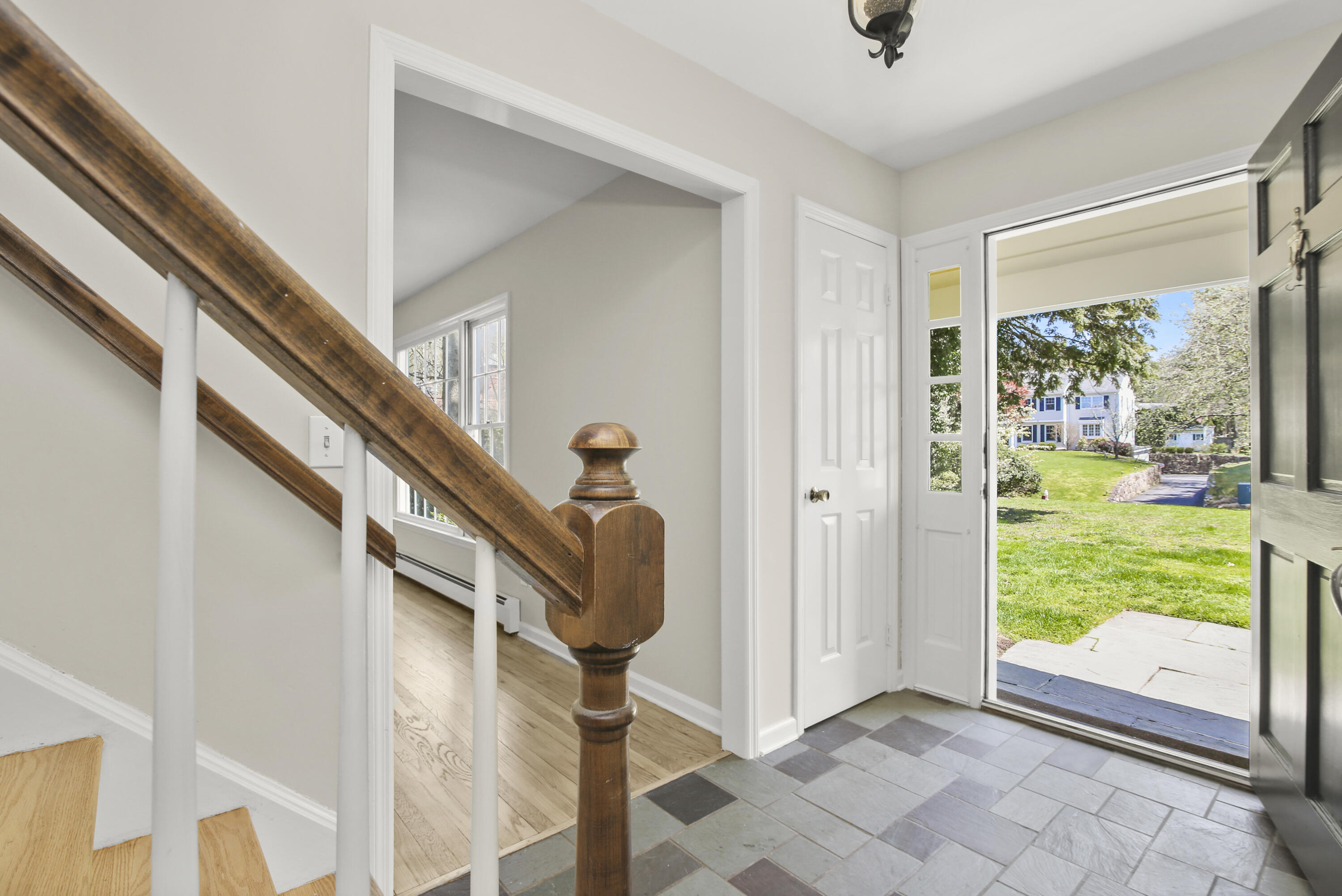 5 Barringer Road Darien, CT 06820 - Photo 4 of 39 a view of entryway with livingroom and furniture