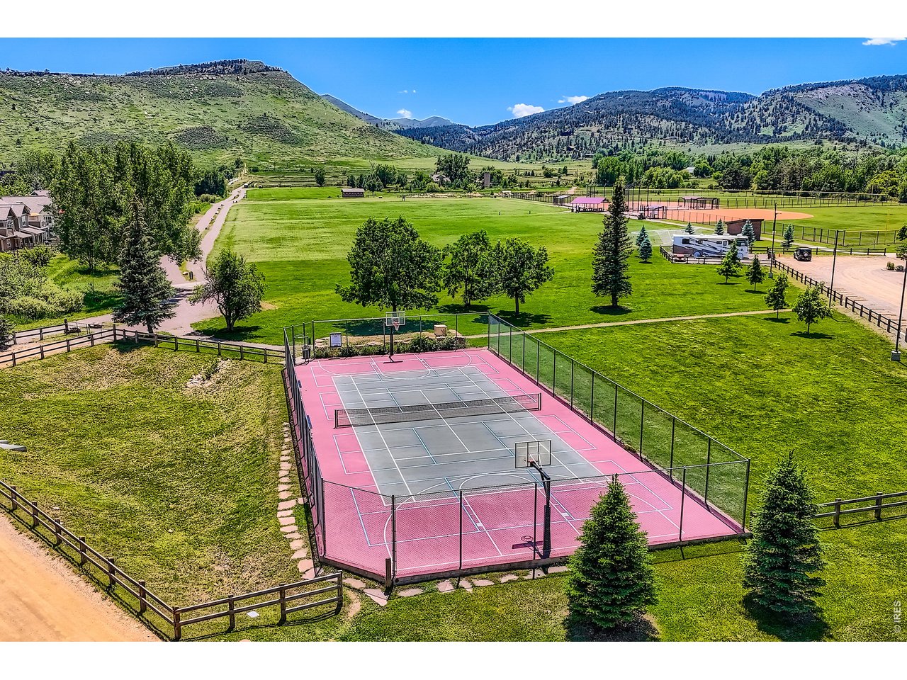 11 Red Gulch Road Lyons, CO 80540 - Photo 39 of 47 Tennis, pickleball or basketball anyone?
