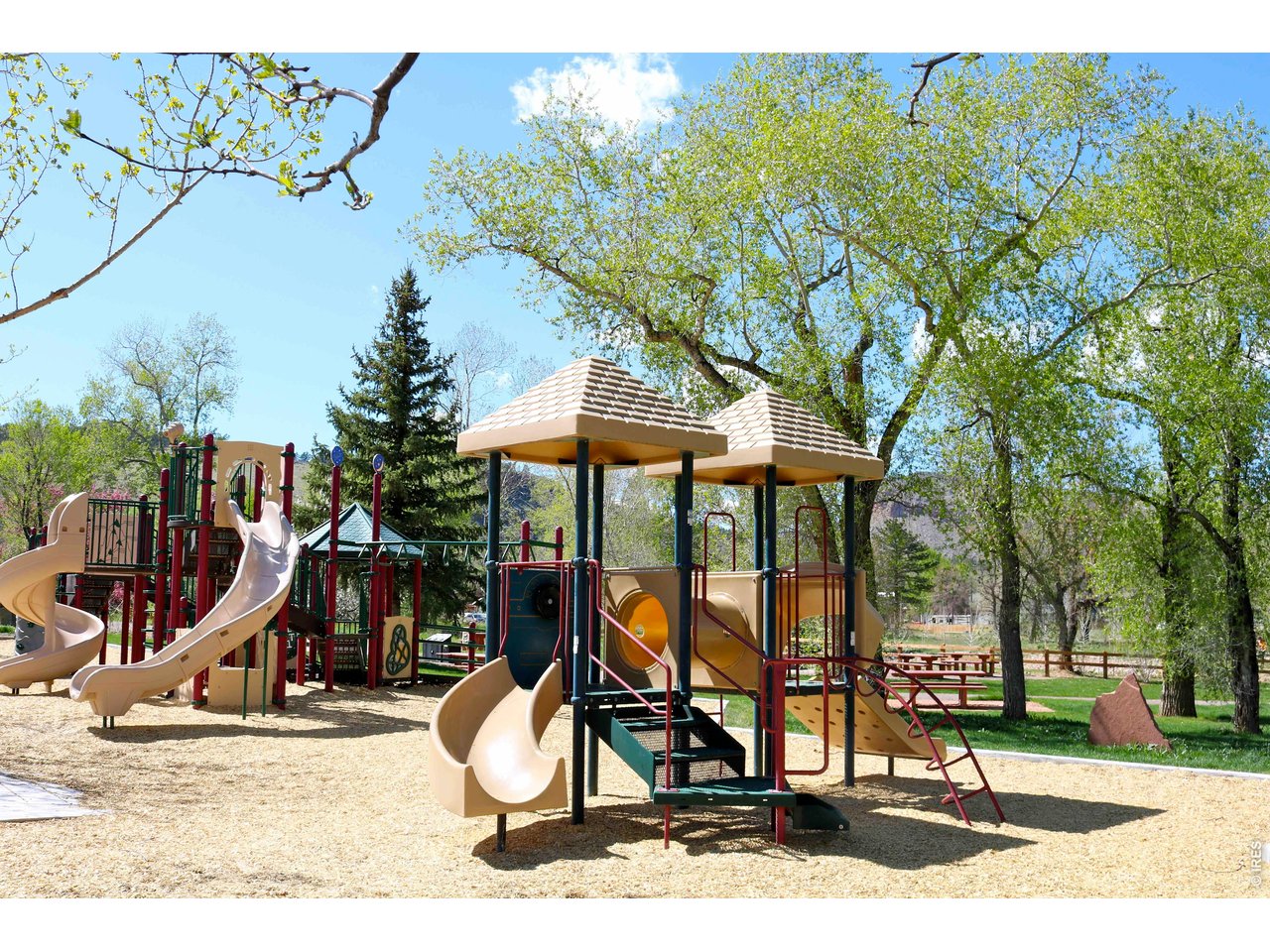 11 Red Gulch Road Lyons, CO 80540 - Photo 40 of 47 Children's play structure at Bohn Park