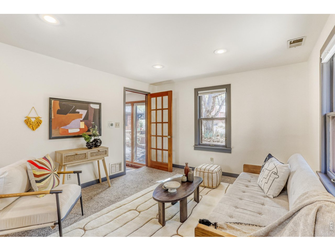 11 Red Gulch Road Lyons, CO 80540 - Photo 9 of 47 Living room with newer carpet